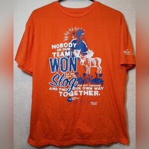 Molson Canadian T-SHIRT Large Edmonton Oilers 1984 Mark Messier Signature